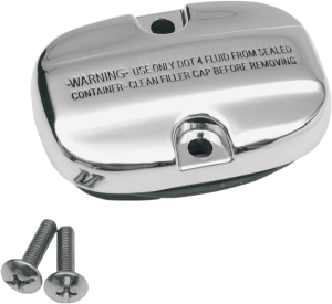 Rear Brake Master Cylinder Cover Kit Chrome, 1, nordicamoto.ro