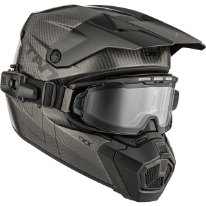 CKX Helmet Titan AMS Pro Matt Carbon + Heated Photochromic Goggles M