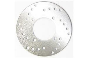 Round D-series Fixed Offroad Brake Rotor Silver, Stainless Steel, Zinc, 1, nordicamoto.ro