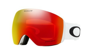 Ochelari Snowmobil Oakley Flight Deck L Matte White Prizm Torch Iridium