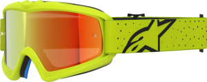 Ochelari Copii Alpinestars Vision Vesta Galben Fluo/Negru/Lentila Colorata, nordicamoto.ro