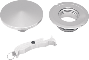 Gas Cap With Paint Protectors Chrome, 2, nordicamoto.ro