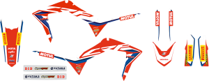 Replica Team Graphic Kits With Seat Covers Blue, Red, White, 1, nordicamoto.ro