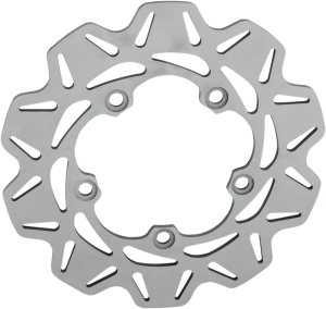Brake Rotor Vee Series Solid Contour Silver, Stainless Steel, 3, nordicamoto.ro
