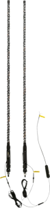 360° Rf Light Rod Whip Black