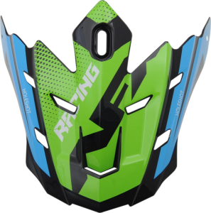 Fx-17 Holeshot Visor Peak Navy/green/blue Blue, Green ONE SIZE, 1, nordicamoto.ro