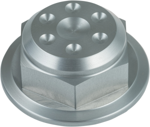 Steering Stem Nut Clear Anodized, 1, nordicamoto.ro