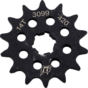 Lightweight Steel Sprocket Black