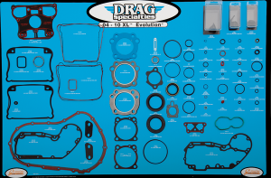 Gasket, Seal And O-ring Display For 04-15 Xl Evolution Motors