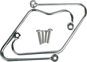 Saddlebag Support Brackets Chrome Silver