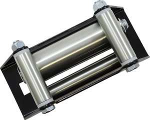 Plow Roller Fairlead Black, Silver