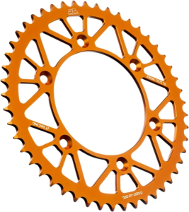 JT SPROCKETS Racelite Aluminum Rear Sprocket Orange 