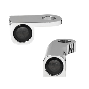 Nano Series Handlebar Turn Signals Chrome, 2, nordicamoto.ro