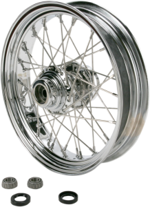 Front Wheel 16x3.5 Single-disc 40-spoke Chrome Silver