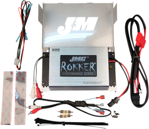 Jmc Rokker® 200 W 2-channel Amplifier Kit Black, Silver, 1, nordicamoto.ro