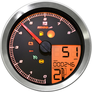 Hd-04 Speedometer/tachometer Black, 4, nordicamoto.ro