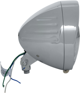 Chrome Custom Springer-style Headlight Assemblies Chrome
