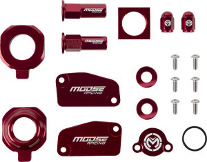 Bling Pack Kit Red, Anodized, 2, nordicamoto.ro