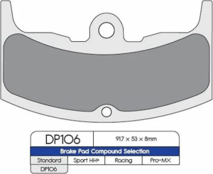 Plăcuțe de frână standard din metal sinterizat, 1, nordicamoto.ro