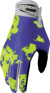 Youth Launchmode Bleach Gloves Gray, Yellow 