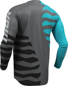 Tricou Launchmode Shredder albastru-gri, 3, nordicamoto.ro