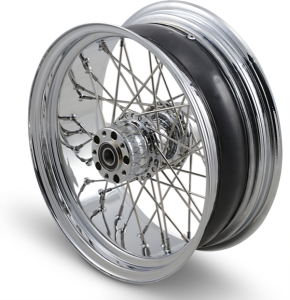 Laced 40-80 Spoke Wheel Assembly Silver, 2, nordicamoto.ro