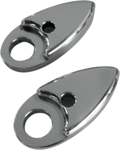 Adapter Plates For Side Rail-mounted Lights Chrome