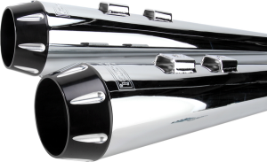 Megaphone Slip-on Mufflers Chrome, 2, nordicamoto.ro