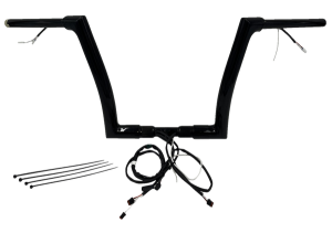 Plug & Play Ez Install 1-1/2(r) Flat Top Handlebar Kit Black