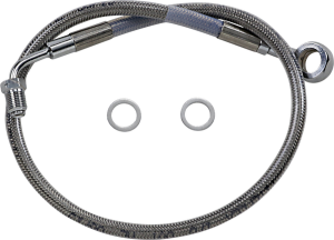 Stainless Steel Brake Line Kit Silver, Clear-coated, 1, nordicamoto.ro