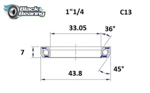 Headset Bearing, 2, nordicamoto.ro