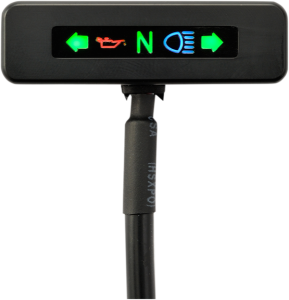 Micro Led Indicator Black, Powder-coated, 1, nordicamoto.ro