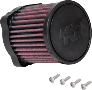 High Flow Air Filter Black, Red