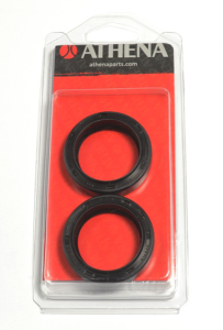 Garnituri de ulei pentru furcă, negre, 2, nordicamoto.ro