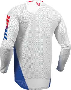 Tricou Launchmode Air Darkside alb-albastru, 5, nordicamoto.ro