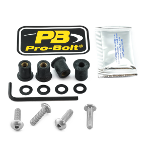 Screen Bolt Aluminium Silver