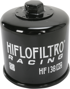 Racing Oil Filter Black