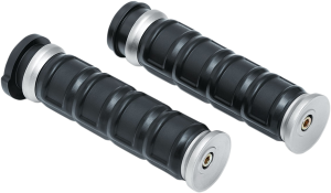 Dillinger Handlebar Grips Silver, 2, nordicamoto.ro