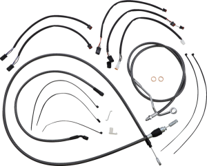 Karbonfibr Designer Handlebar Installation Kit Silver, 1, nordicamoto.ro