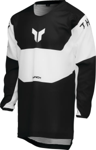 Tricou Enduro Copii Thor Launchmode Storm Black/White