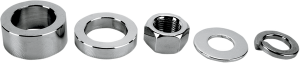 Axle Spacer/nut Kit Silver