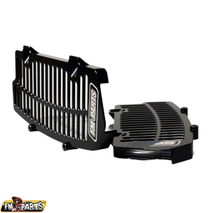 Protectii Radiator Fm-Parts UniBody KTM/HSQ/GasGas 2024 Negru