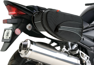 Mini Expandable Sport Saddlebags Black