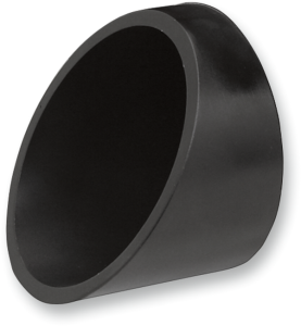 End Cap For 3(r) Firepower Series Slip-on Muffler Black, Powder-coated