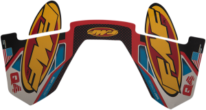 Fmf Exhaust Replacement Decal Black, Red, Yellow