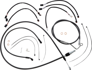 Black Pearl Designer Handlebar Installation Kit Black, 1, nordicamoto.ro