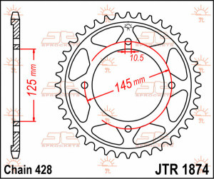 Rear Sprocket Natural