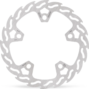 Flame Fixed Brake Rotor Silver 