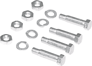 Footboard Hinge Bolt Kit Silver, 1, nordicamoto.ro