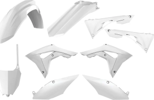 Set de carenaje pentru Honda, alb, 2, nordicamoto.ro